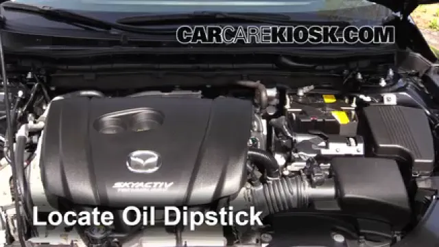 2015 Mazda 6 Sport 2.5L 4 Cyl. Sedan (4 Door) Huile Vérifier le niveau de l'huile